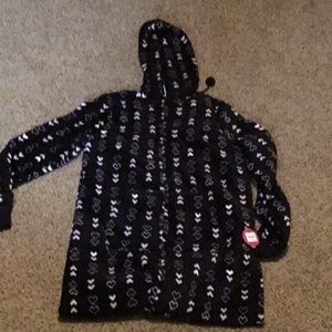 SO black onesie pajamas with hood